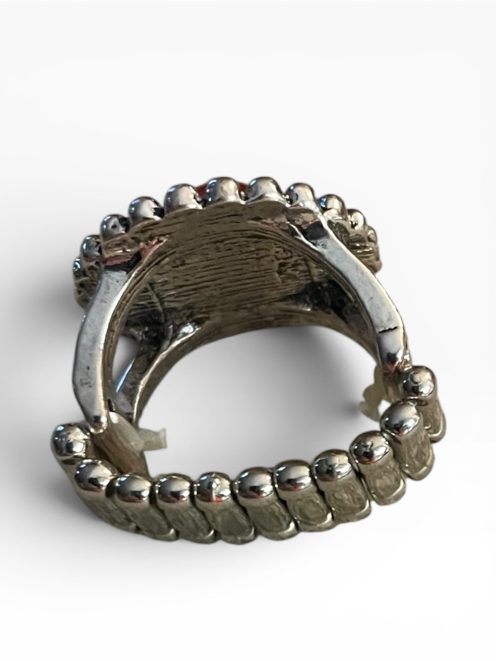 Red Rhinstone Stretch Ring NWOT - Picture 3 of 3